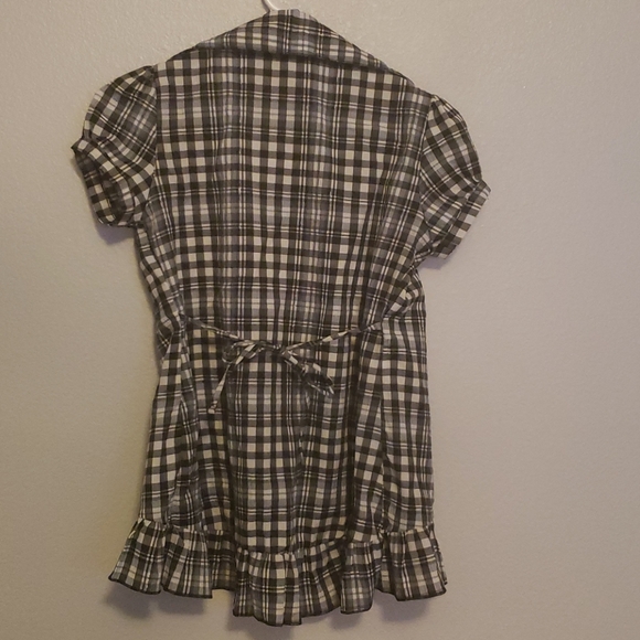 🔴 2 for $10  Beautees Black & White Top - Picture 2 of 5